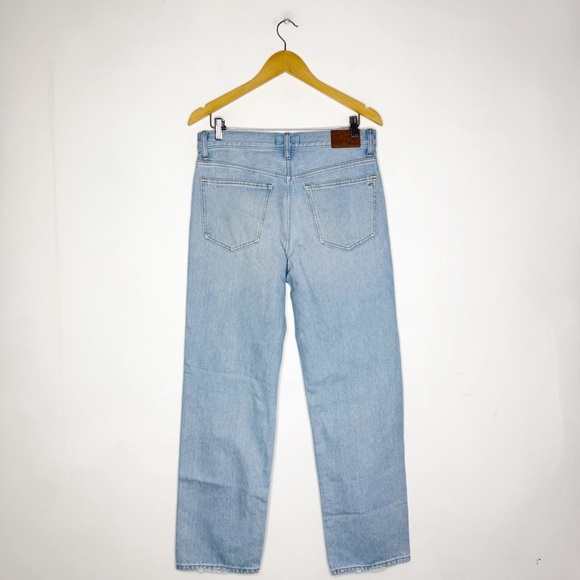 Madewell Low-Slung Straight Jeans Blue Wash Size 26 - Picture 3 of 9